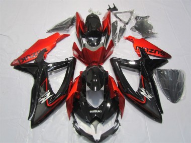 Suzuki GSXR 1000 K7 07-08 - Negro Rojo