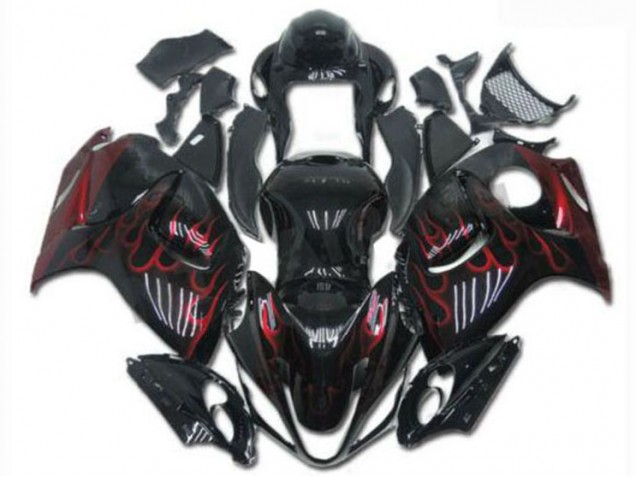 Suzuki GSXR 1300 Hayabusa 08-19 - Negro Rojo
