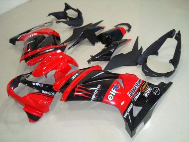 Kawasaki ZX 250R 08-12 - Negro Rojo Monster