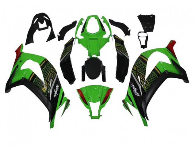 Kawasaki ZX10R 11-15 - Verde Negro
