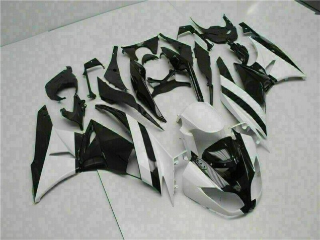 Kawasaki ZX6R 09-12 - Blanco Negro Kawasaki ZX6R 09-12 - Blanco Negro