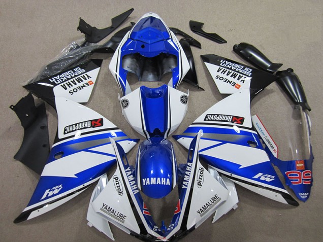 Yamaha R1 12-14 - Azul Blanco Yamaha R1 12-14 - Azul Blanco