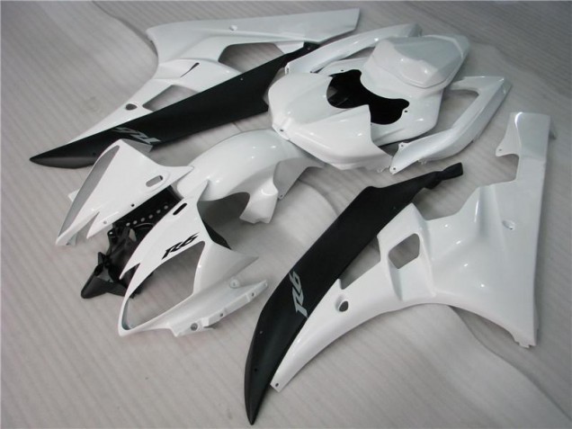 Yamaha R6 06-07 - Blanco Negro Yamaha R6 06-07 - Blanco Negro