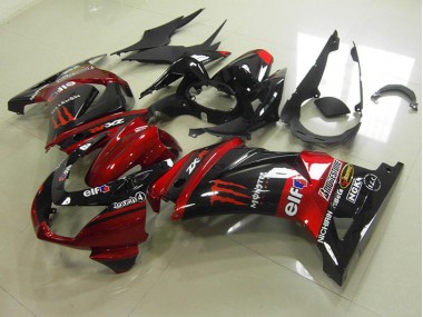 Kawasaki ZX 250R 08-12 - Negro Rojo Monster