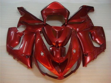 Kawasaki ZX6R 05-06 - Rojo