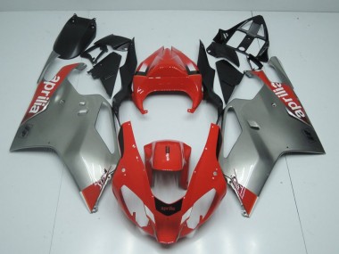Aprilia RSV 1000 03-06 - Plata & Rojo