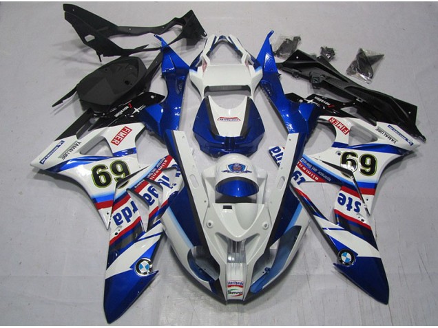 BMW S1000RR 09-14 - Blanco Azul Sterilgarda 69 BMW S1000RR 09-14 - Blanco Azul Sterilgarda 69