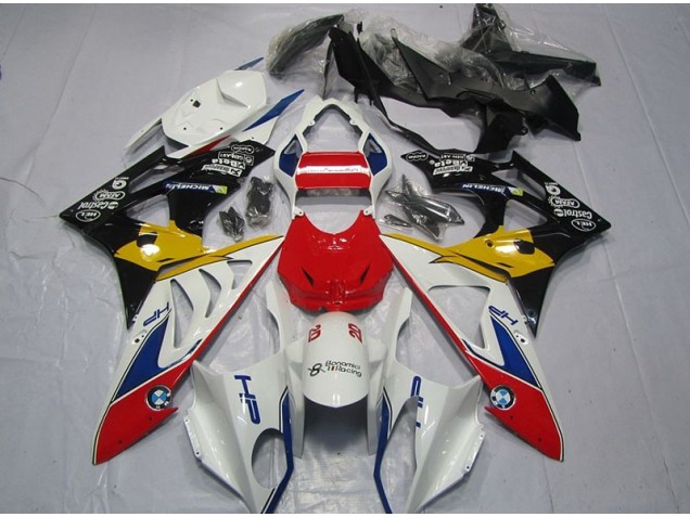 BMW S1000RR 09-14 - Rojo Blanco Amarillo BMW S1000RR 09-14 - Rojo Blanco Amarillo