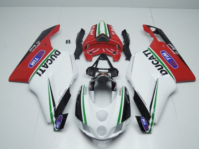 Ducati 749 999 05-06 - Blanco Rojo Enel Ducati 749 999 05-06 - Blanco Rojo Enel