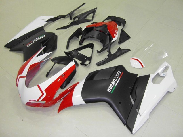 Ducati 848 1098 1198 07-14 - Negro Mate Blanco Rojo Ducati 848 1098 1198 07-14 - Negro Mate Blanco Rojo