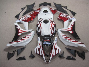 Honda CBR 1000 RR 04-05 - Blanco Rojo Llama Tiburón