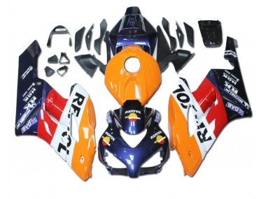 Honda CBR 1000 RR 04-05 - Naranja Rojo Azul Repsol