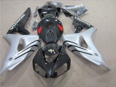 Honda CBR 1000 RR 06-07 - Negro Plata Rojo Calcomanía