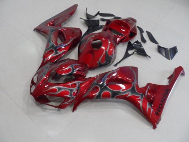 Honda CBR 1000 RR 06-07 - Rojo Plata Llama