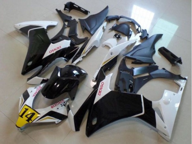 Honda CBR 500 RR 13-15 - Negro Blanco Denso Rizoma 14 Honda CBR 500 RR 13-15 - Negro Blanco Denso Rizoma 14