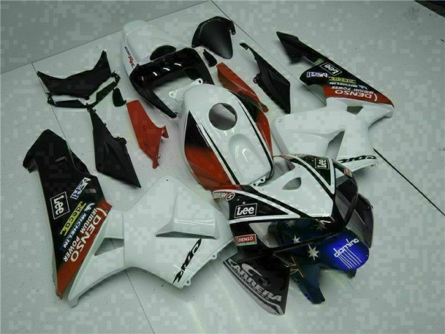 Honda CBR 600 RR 05-06 - Blanco Rojo Negro Lee Honda CBR 600 RR 05-06 - Blanco Rojo Negro Lee