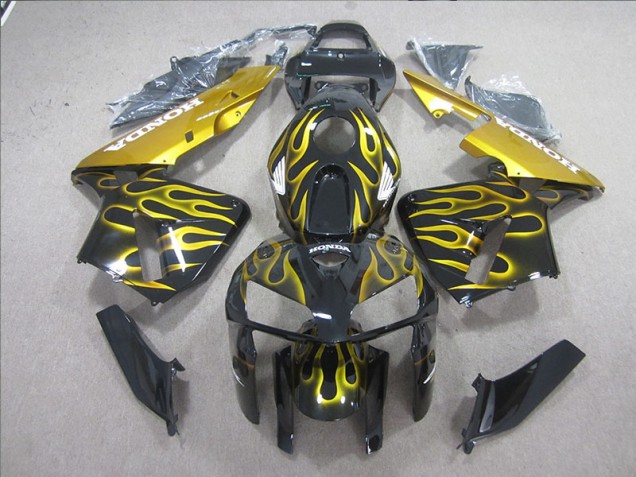 Honda CBR 600 RR 05-06 - Negro Amarillo Llama