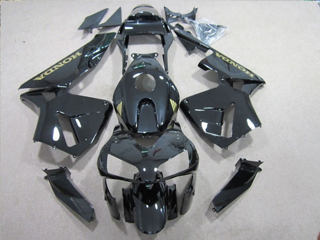 Honda CBR 600 RR 05-06 - Negro Oro Calcomanías Honda CBR 600 RR 05-06 - Negro Oro Calcomanías