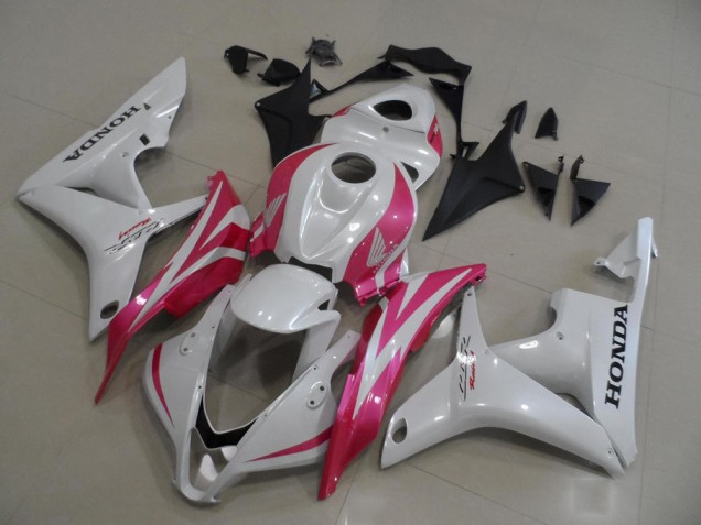 Honda CBR 600 RR 07-08 - Blanco Perla con Rosa Honda CBR 600 RR 07-08 - Blanco Perla con Rosa
