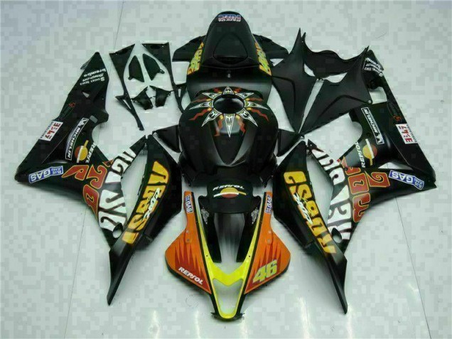 Honda CBR 600 RR 07-08 - Negro Amarillo Repsol 46 Honda CBR 600 RR 07-08 - Negro Amarillo Repsol 46