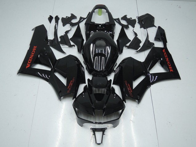 Honda CBR 600 RR 13-21 - Brillante Negro con Rojo Pegatinas Honda CBR 600 RR 13-21 - Brillante Negro con Rojo Pegatinas