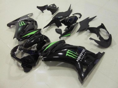 Kawasaki ZX 250R 08-12 - Negro Verde Monster Energy