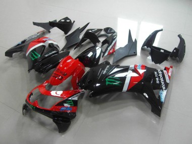 Kawasaki ZX 250R 08-12 - Rojo & Negro Monster