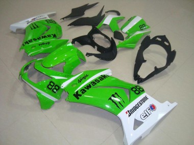 Kawasaki ZX 250R 08-12 - Verde & Blanco