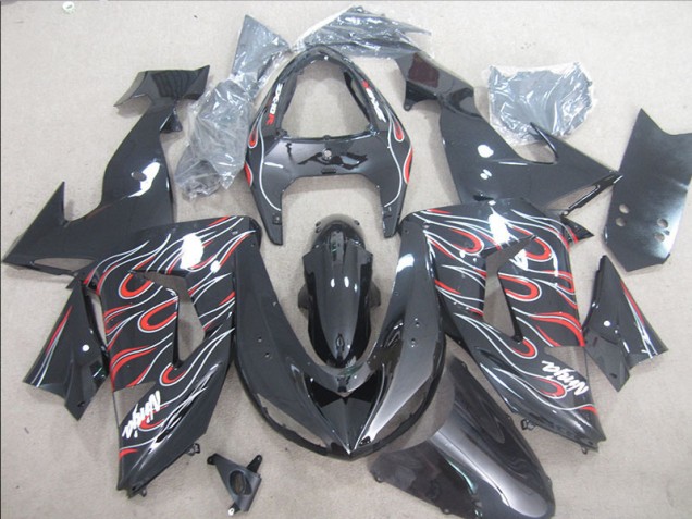 Kawasaki ZX10R 06-07 - Negro Rojo Blanco Llama Ninja Kawasaki ZX10R 06-07 - Negro Rojo Blanco Llama Ninja