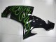 Kawasaki ZX10R 06-07 - Negro Verde Llama Kawasaki ZX10R 06-07 - Negro Verde Llama