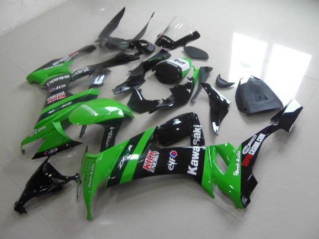 Kawasaki ZX10R 08-10 - Verde Negro Kick Kawasaki ZX10R 08-10 - Verde Negro Kick