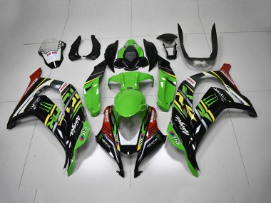Kawasaki ZX10R 16-19 - Verde Negro Rojo Ninja Monster