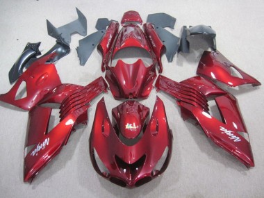 Kawasaki ZX14R ZZR 1400 06-11 - Rojo Blanco Ninja Calcomanía