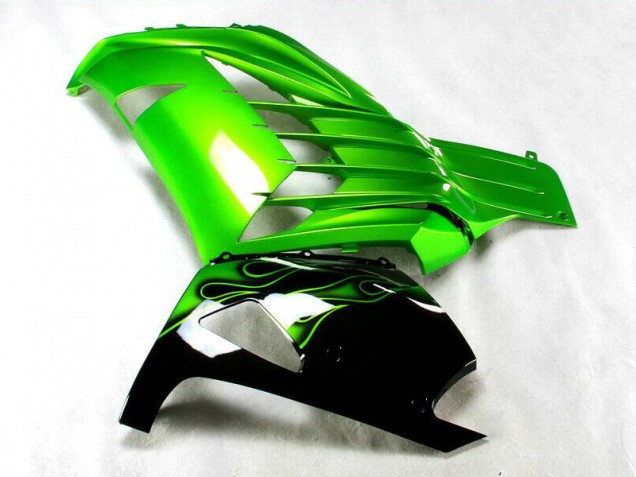 Kawasaki ZX14R ZZR 1400 12-21 - Verde Negro Kawasaki ZX14R ZZR 1400 12-21 - Verde Negro