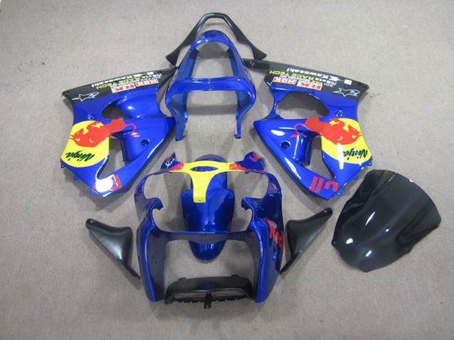 Kawasaki ZX6R 00-02 - Azul Red Bull Ninja