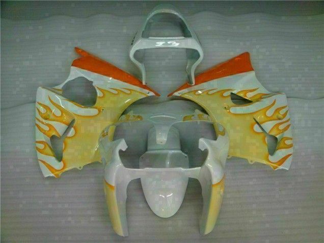 Kawasaki ZX6R 00-02 - Blanco Amarillo Llama Kawasaki ZX6R 00-02 - Blanco Amarillo Llama