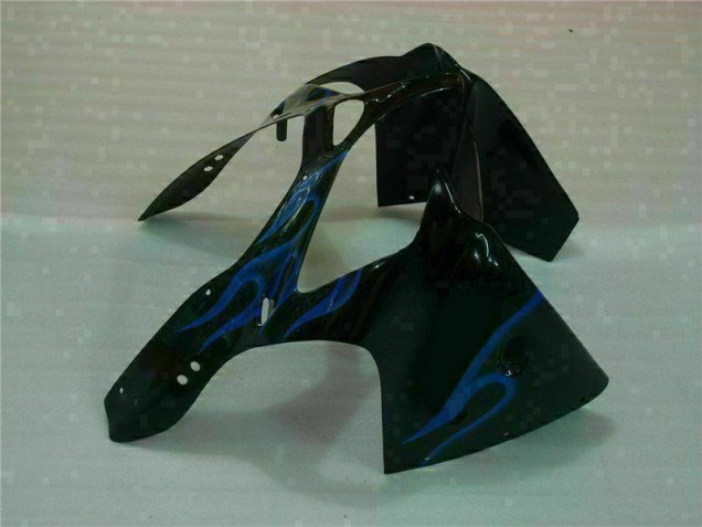 Kawasaki ZX6R 00-02 - Negro con Azul Llama Kawasaki ZX6R 00-02 - Negro con Azul Llama