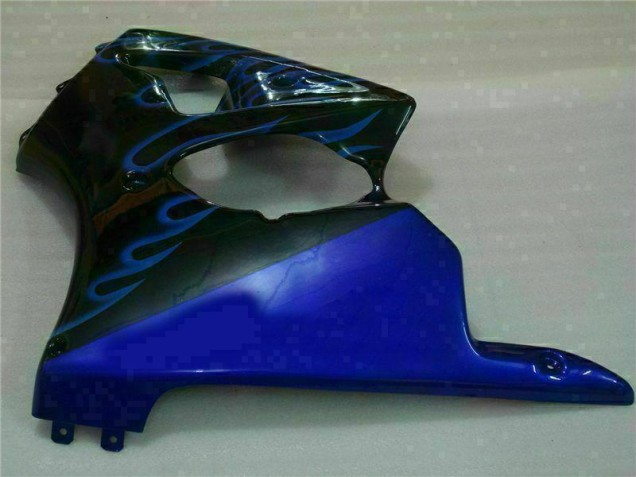 Kawasaki ZX6R 00-02 - Negro con Azul Llama Kawasaki ZX6R 00-02 - Negro con Azul Llama