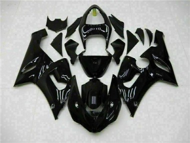 Kawasaki ZX6R 05-06 - Brillante Negro