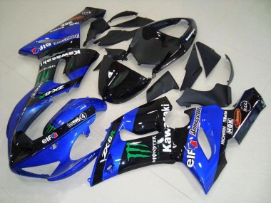 Kawasaki ZX6R 05-06 - Caramelo Azul Monster