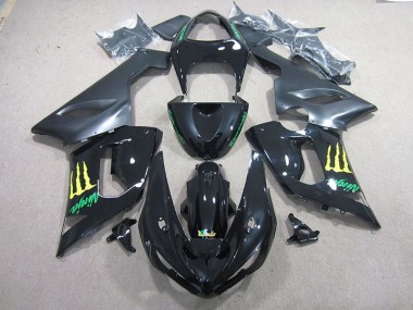 Kawasaki ZX6R 05-06 - Negro Verde Ninja