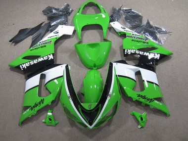 Kawasaki ZX6R 05-06 - Verde Blanco Negro Ninja 636