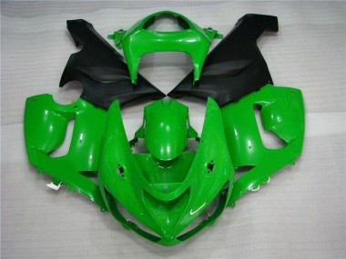 Kawasaki ZX6R 05-06 - Verde Negro Mate