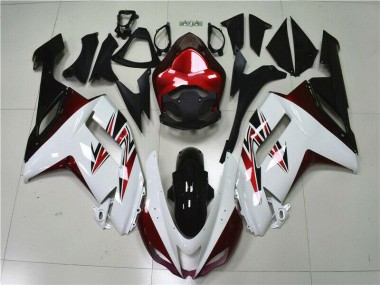 Kawasaki ZX6R 07-08 - Blanco Negro Rojo