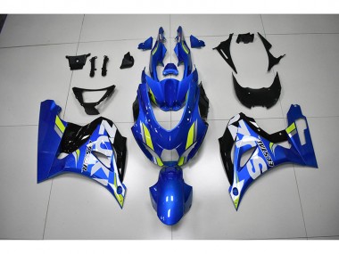 Suzuki GSXR 1000 17-23 - Azul Blanco Calcomanía