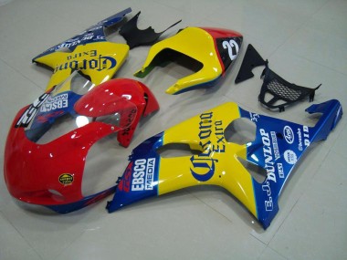 Suzuki GSXR 1000 K1 00-02 - Rojo Amarillo Azul Corona Carrera