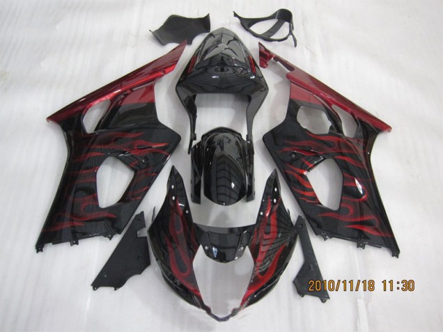 Suzuki GSXR 1000 K3 03-04 - Negro Rojo Llama Suzuki GSXR 1000 K3 03-04 - Negro Rojo Llama