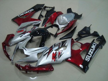 Suzuki GSXR 1000 K5 05-06 - Plata Rojo