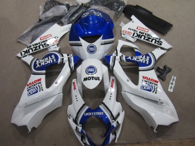 Suzuki GSXR 1000 K7 07-08 - Blanco Azul Lucky Strike Rojo Motul