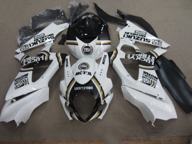 Suzuki GSXR 1000 K7 07-08 - Blanco Lucky Strike Negro Motul